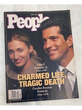 Vintage PEOPLE Magazine: August 2, 1999 - JFK Jr & Carolyn Bessette Kennedy NOTE